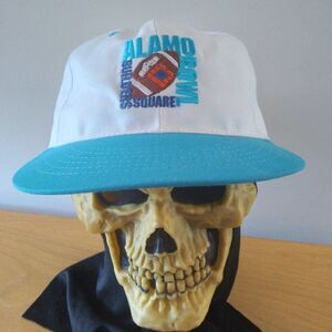 Deadstock Vintage Alamo Bowl Builders Square Snap Back Hat